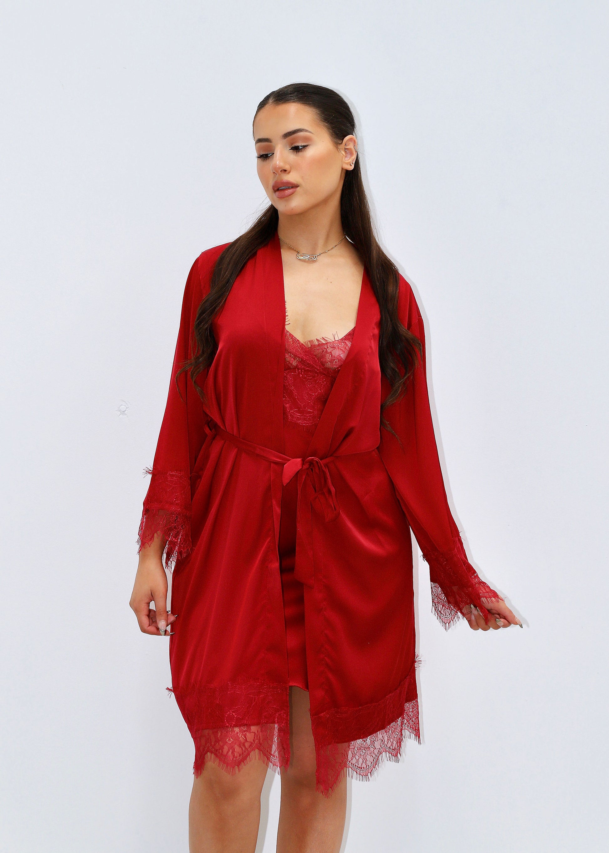 Red Satin Nighties 