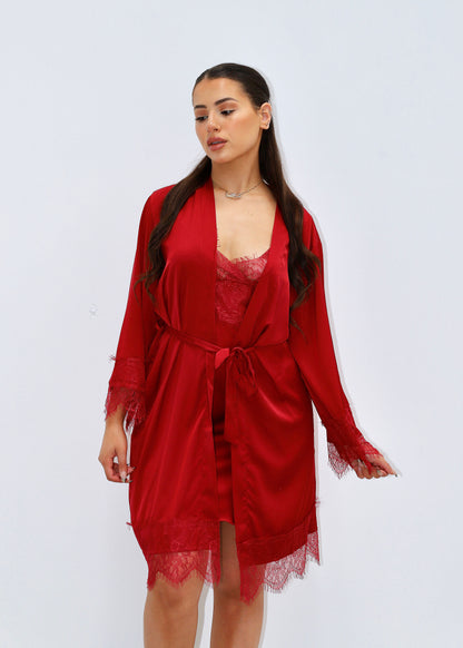 Red Satin Nighties 